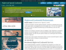 Tablet Screenshot of locksmithhighwood.com